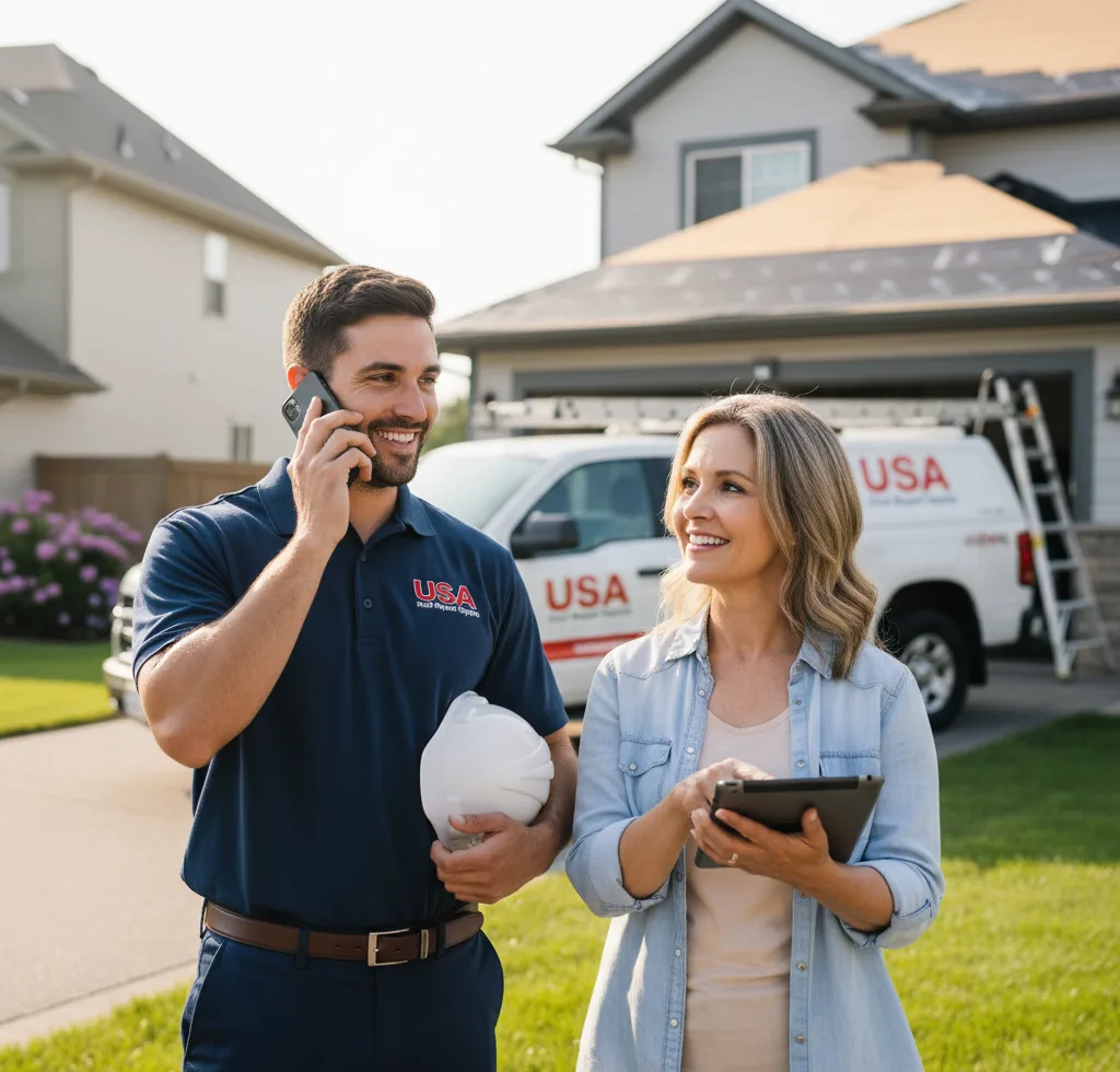 USA Roof Repair Experts customer support in Randleman
